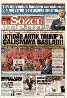 SÖZCÜ 13 Ekim 2025 gazete manşeti