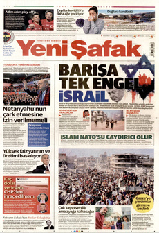 YENİ ŞAFAK 13 Ekim 2025 gazete manşeti