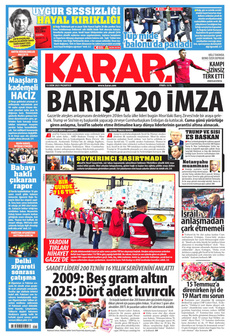 KARAR 13 Ekim 2025 gazete manşeti