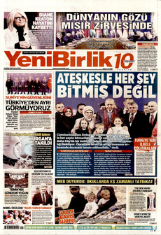 YENİBİRLİK 13 Ekim 2025 gazete manşeti