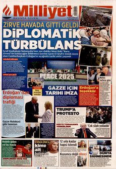 MİLLİYET 14 Ekim 2025 gazete manşeti