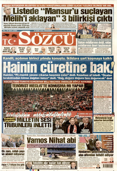 SÖZCÜ 16 Ekim 2025 gazete manşeti
