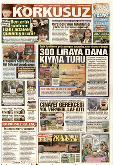 KORKUSUZ 22 Ekim 2025 gazete manşeti