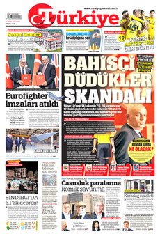 TÜRKİYE GAZETESİ 28 Ekim 2025 gazete manşeti