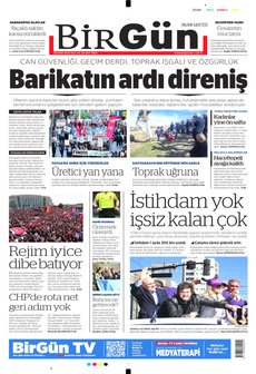 BİRGÜN 28 Ekim 2025 gazete manşeti