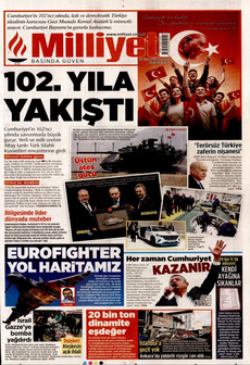 MİLLİYET 29 Ekim 2025 gazete manşeti
