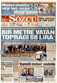 SÖZCÜ 4 Kasım 2025 gazete manşeti