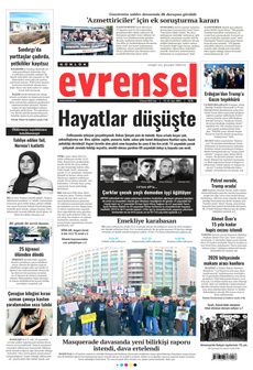 EVRENSEL 4 Kasım 2025 gazete manşeti