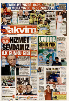 TAKVİM 4 Kasım 2025 gazete manşeti