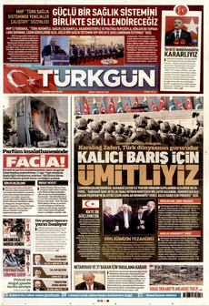 TÜRKGÜN 9 Kasım 2025 gazete manşeti