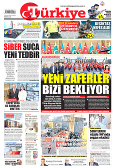 TÜRKİYE GAZETESİ 9 Kasım 2025 gazete manşeti