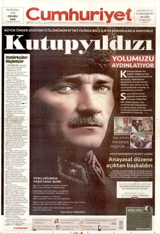 CUMHURİYET 10 Kasım 2025 gazete manşeti