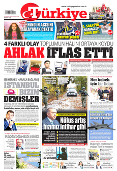 TÜRKİYE GAZETESİ 10 Kasım 2025 gazete manşeti