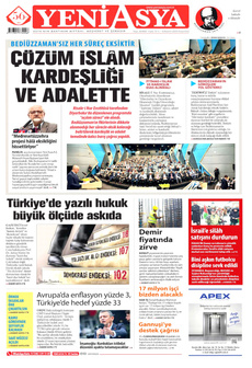 YENİ ASYA 10 Kasım 2025 gazete manşeti