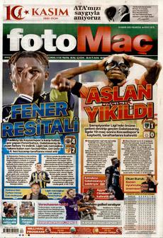 FOTOMAÇ 10 Kasım 2025 gazete manşeti