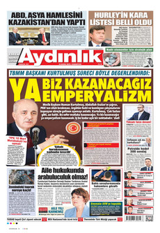 AYDINLIK GAZETESİ 8 Kasım 2025 gazete manşeti