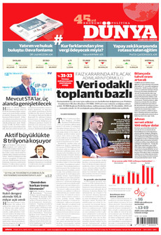 DÜNYA 8 Kasım 2025 gazete manşeti