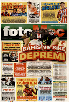 FOTOMAÇ 8 Kasım 2025 gazete manşeti