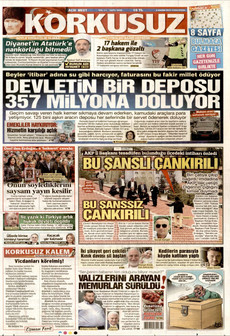 KORKUSUZ 8 Kasım 2025 gazete manşeti