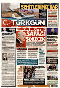 TÜRKGÜN 12 Kasım 2025 gazete manşeti