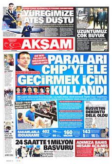 AKŞAM 12 Kasım 2025 gazete manşeti