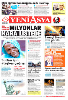 YENİ ASYA 12 Kasım 2025 gazete manşeti