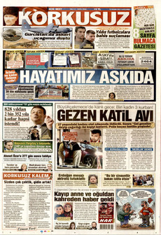 KORKUSUZ 12 Kasım 2025 gazete manşeti