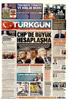 TÜRKGÜN 24 Kasım 2025 gazete manşeti