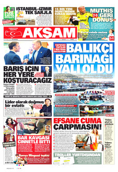 AKŞAM 24 Kasım 2025 gazete manşeti