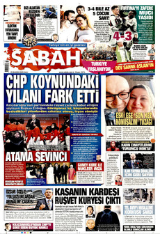 SABAH 25 Kasım 2025 gazete manşeti