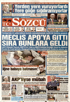 SÖZCÜ 25 Kasım 2025 gazete manşeti