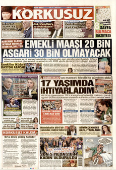 KORKUSUZ 27 Kasım 2025 gazete manşeti