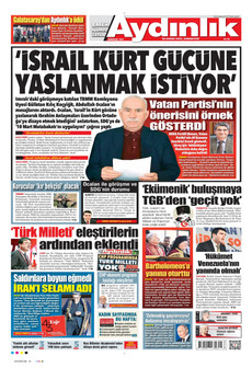 AYDINLIK GAZETESİ 29 Kasım 2025 gazete manşeti