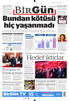 BİRGÜN 29 Kasım 2025 gazete manşeti