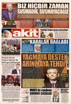 YENİ AKİT 30 Kasım 2025 gazete manşeti
