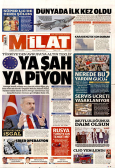 MİLAT 1 Aralık 2025 gazete manşeti