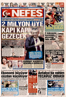 NEFES 2 Aralık 2025 gazete manşeti