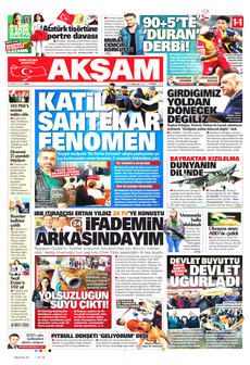 AKŞAM 2 Aralık 2025 gazete manşeti