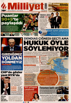 MİLLİYET 2 Aralık 2025 gazete manşeti