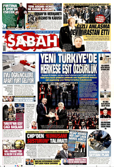 SABAH 3 Aralık 2025 gazete manşeti