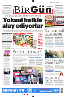 BİRGÜN 4 Aralık 2025 gazete manşeti