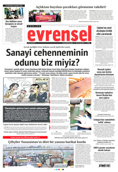 EVRENSEL 4 Aralık 2025 gazete manşeti