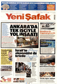 YENİ ŞAFAK 22 Aralık 2025 gazete manşeti