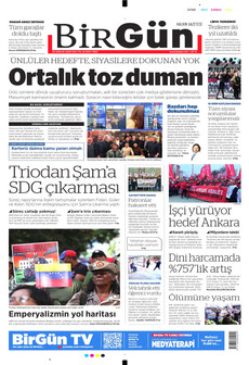 BİRGÜN 23 Aralık 2025 gazete manşeti