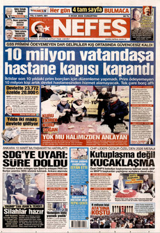 NEFES 3 Ocak 2026 gazete manşeti