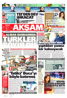 AKŞAM 3 Ocak 2026 gazete manşeti