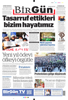 BİRGÜN 3 Ocak 2026 gazete manşeti