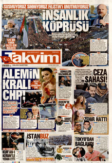 TAKVİM 2 Ocak 2026 gazete manşeti