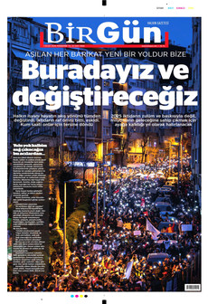 BİRGÜN 1 Ocak 2026 gazete manşeti