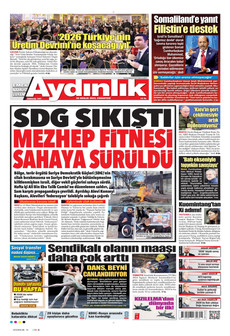 AYDINLIK GAZETESİ 29 Aralık 2025 gazete manşeti
